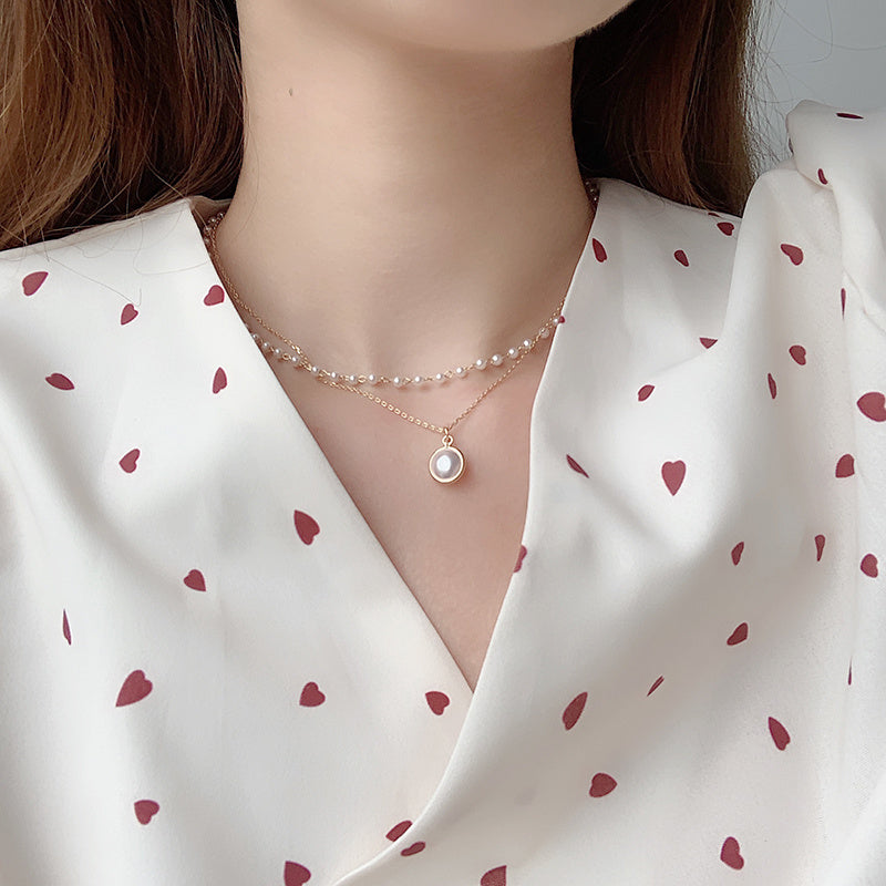 Pearl Necklace Women"s Fashion Cool Wind
