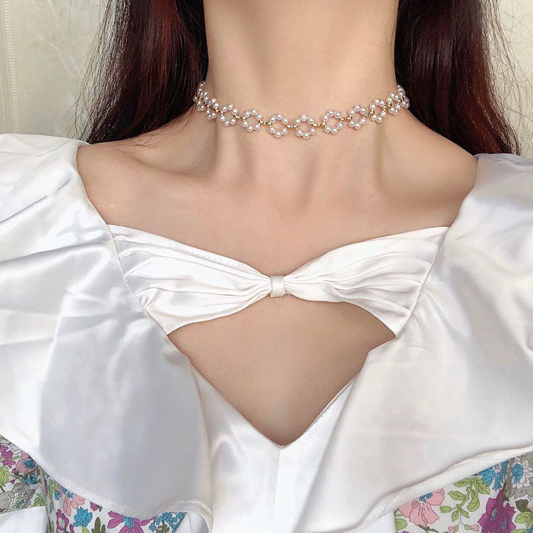Pearl Necklace Women"s Fashion Cool Wind