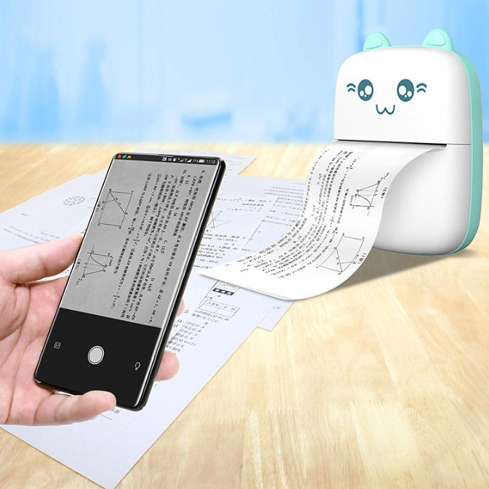 Mini Portable Bluetooth & WiFi Label Printer