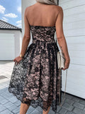 Off Shoulder Bra Lace Dress For Women